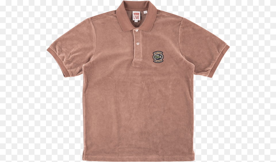 Supreme Lacoste Velour Polo Download Polo Shirt, Clothing, T-shirt Free Transparent Png