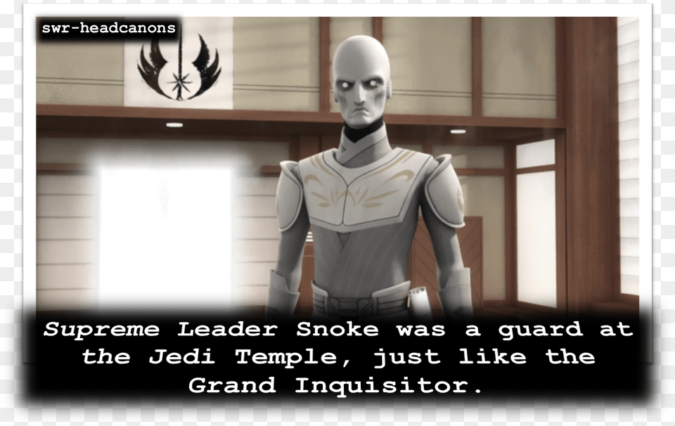 Supreme Leader Snoke Was A Guard At The Jedi Temple Inquisitor As A Jedi, Adult, Female, Person, Woman Png