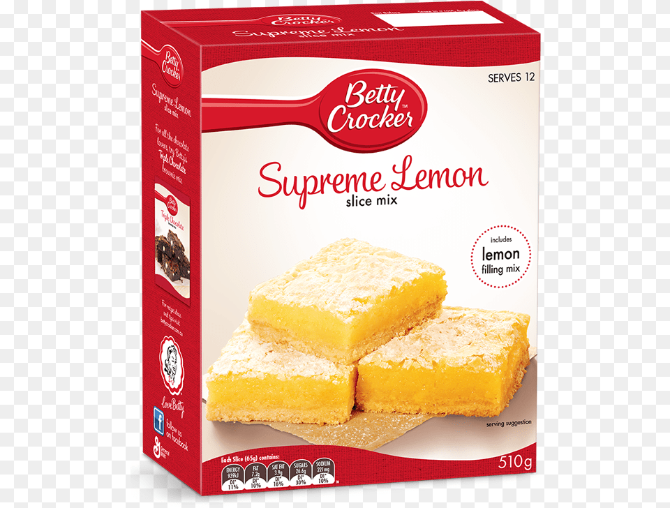 Supreme Lemon Slice Mix Baking Products Betty Crocker Au Betty Crocker Apple Cinnamon Muffins, Bread, Cornbread, Food, Person Png Image