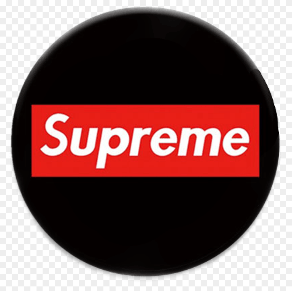 Supreme Logo Brand Lit Sticker By Itsjustdestiny Circle, Symbol, Disk, Sign, Badge Free Transparent Png