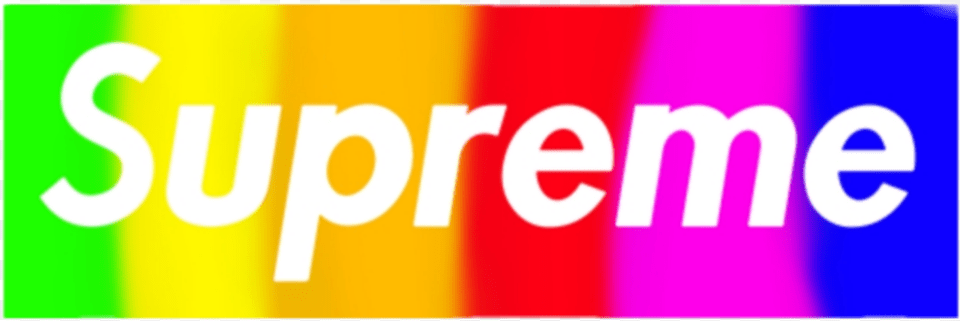 Supreme Logo Bunt Colourful Rainbow Regenbogen Graphic Design, Light Png Image