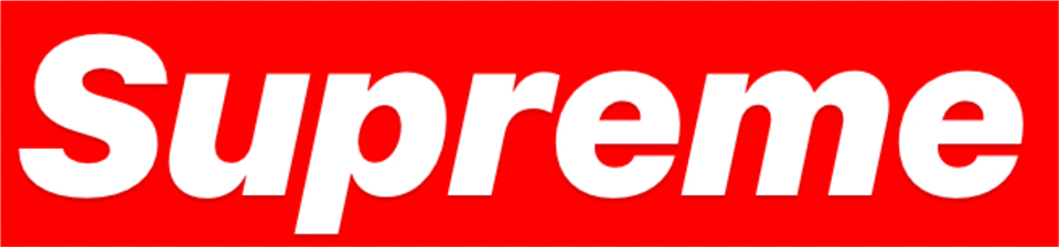 Supreme Logo Images Downloads Roblox Supreme, Text, Symbol Free Transparent Png