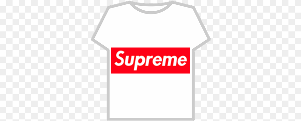 Supreme Logo Roblox Supreme Tshirt Roblox, Clothing, T-shirt Free Png