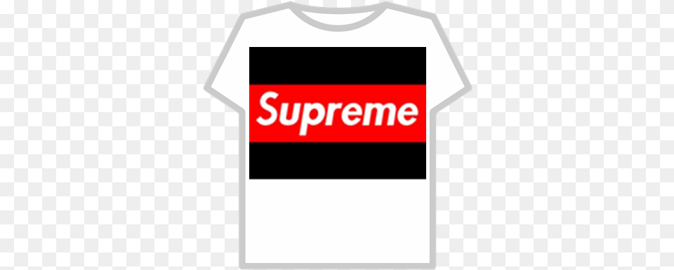 Supreme Logo Supreme Logo Roblox T Shirt, Clothing, T-shirt Free Transparent Png