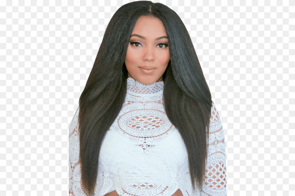 Supreme Luxury Virgin Mongolian Kinky Straight Kinky Straight Sew In No Leave Out, Adult, Female, Person, Woman Free Png