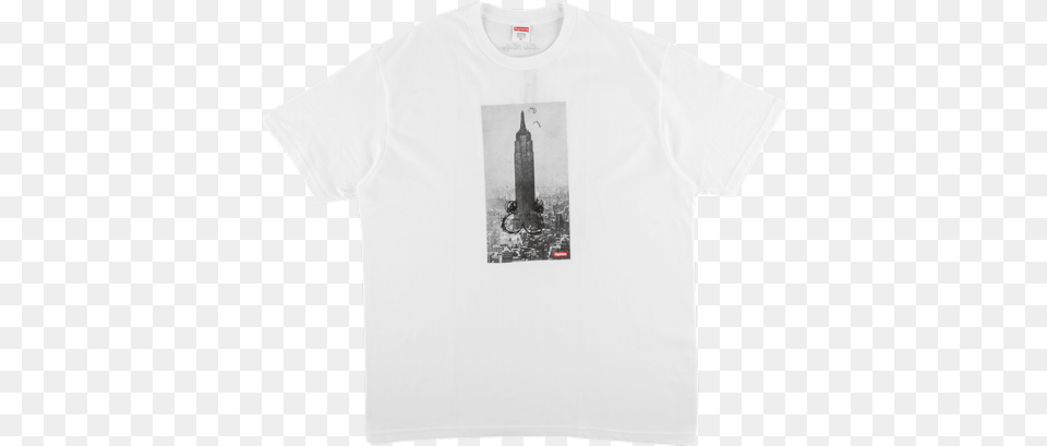 Supreme Mike Kelley Empire State Building Tee Fw Travis Scott Astroworld Shirt, Clothing, T-shirt Png