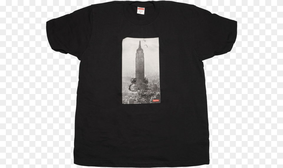Supreme Mike Kelley Empire State Building Tee Supreme Empire State Building, Clothing, T-shirt, Shirt Png