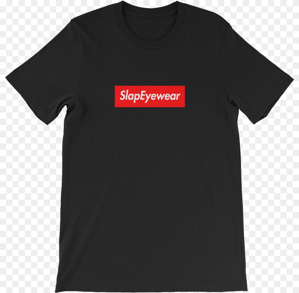 Supreme Mockup Front Flat Black Wwe Shirt Controversy, Clothing, T-shirt Free Png