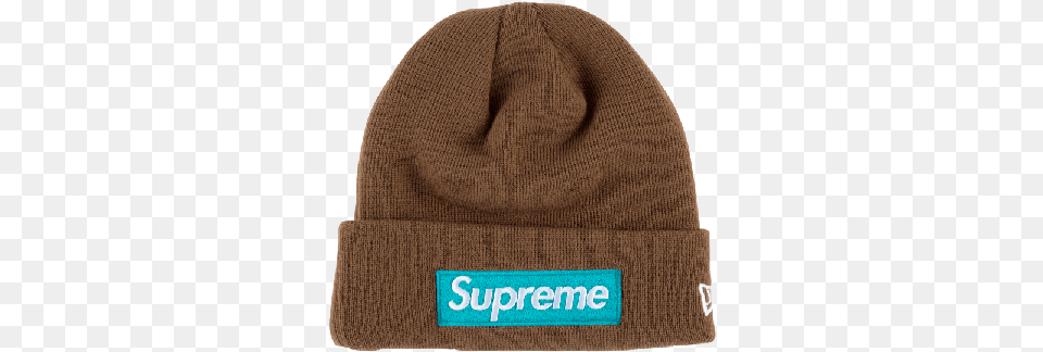 Supreme New Era Box Logo Beanie Fw17 Rust Supreme, Cap, Clothing, Hat Png Image