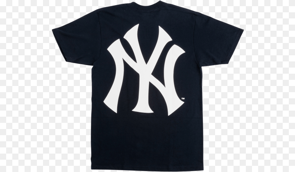 Supreme New York Yankees Box Logo, Clothing, T-shirt, Weapon, Trident Png
