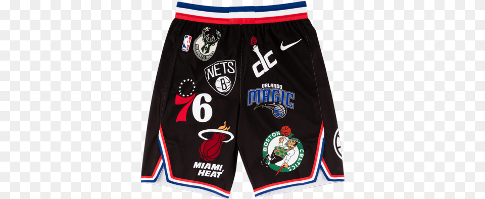 Supreme Nikenba Teams Basketball Short Ss Supreme X Nba Shorts, Clothing, Shirt, Swimming Trunks Free Png Download