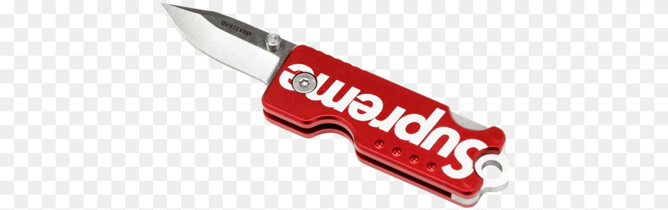 Supreme Quiet Carry Knife Supreme, Blade, Weapon, Dagger, Dynamite Png Image