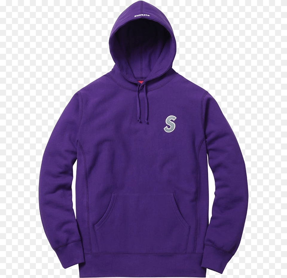 Supreme Reflective S Logo Hoodie, Clothing, Knitwear, Sweater, Sweatshirt Free Png Download