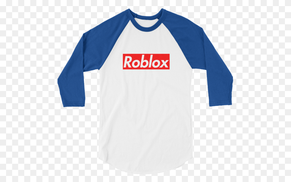 Supreme Roblox Baseball Sleeve T Shirt Memetruck, Clothing, Long Sleeve, T-shirt Png Image
