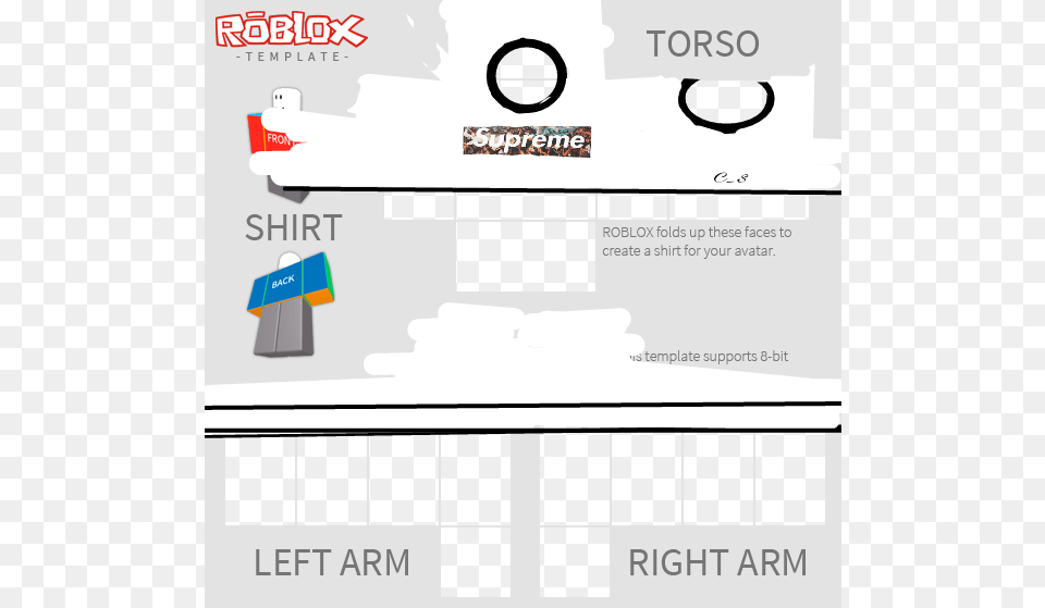 Supreme Roblox Template Supreme Roblox Template, Advertisement, Poster, Text Png Image