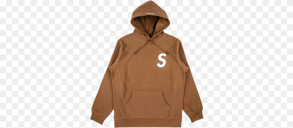 Supreme S Logo Hooded Sweatshirt Hoodie, Clothing, Hood, Knitwear, Sweater Free Png Download