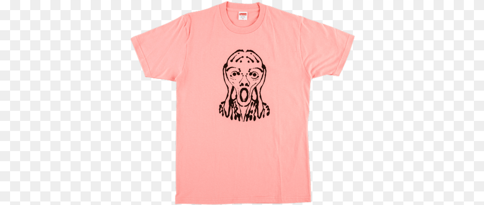 Supreme Scream Tee Ss Octopus, Clothing, Shirt, T-shirt, Baby Free Transparent Png