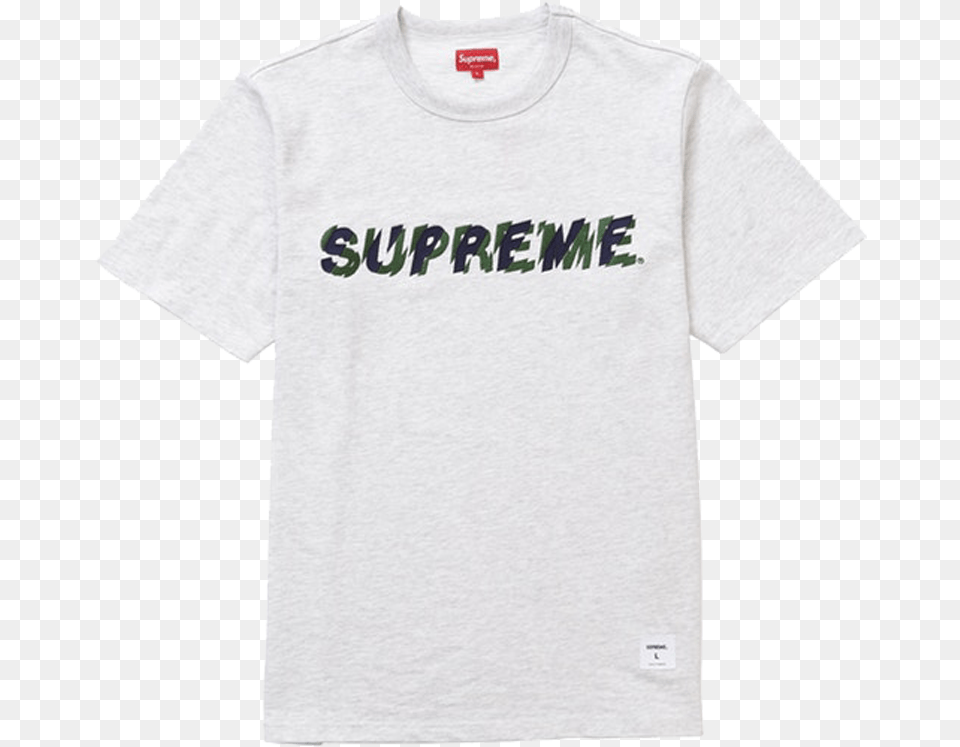 Supreme Shatter Ss Top Grey, Clothing, Shirt, T-shirt Free Png Download