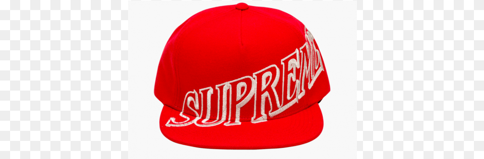 Supreme Slant Snapback Hat Red 1 Supreme Hat Baseball Cap, Cap, Clothing, Hardhat Free Transparent Png