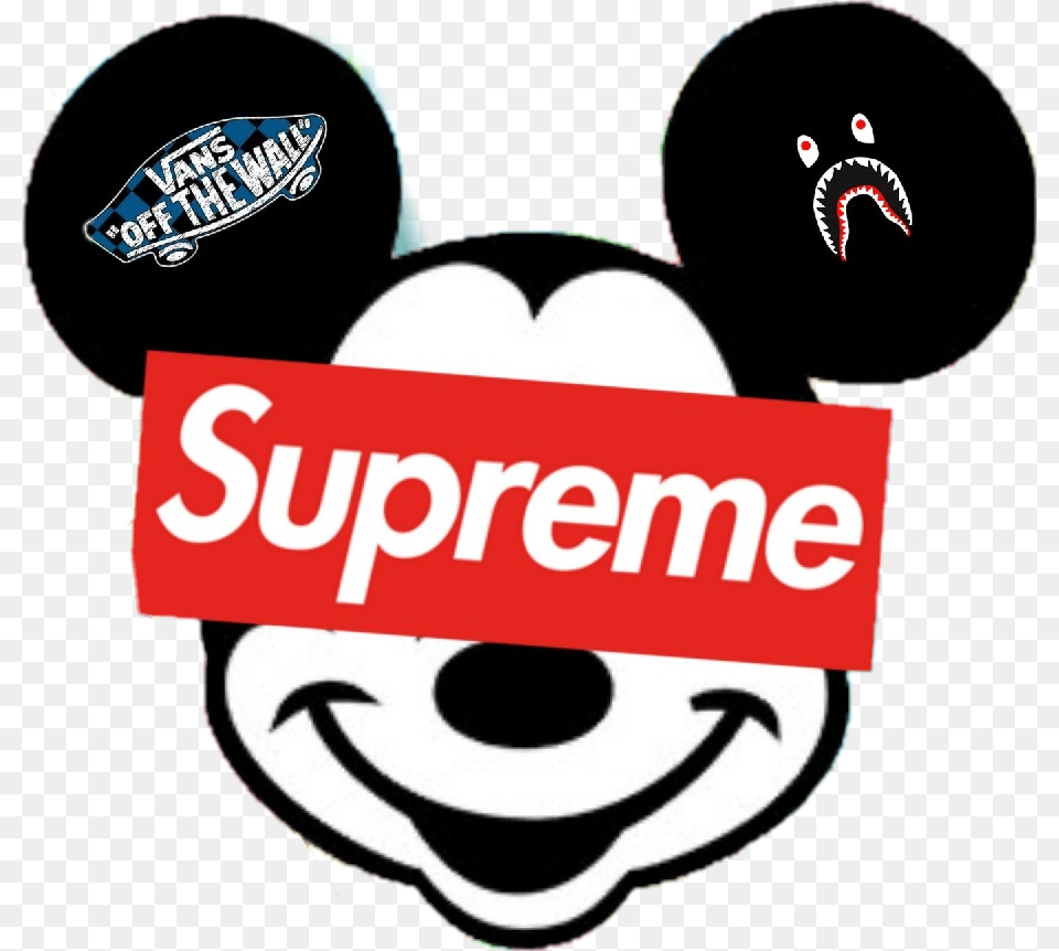 Supreme Sticker Supreme, Logo, Person Png Image