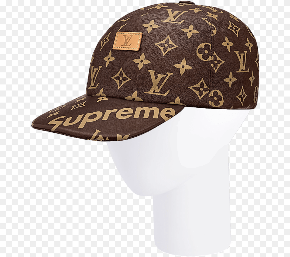 Supreme Strapback Cap Louis Vuitton Black Multicolore Pochette Price, Baseball Cap, Clothing, Hat Free Transparent Png