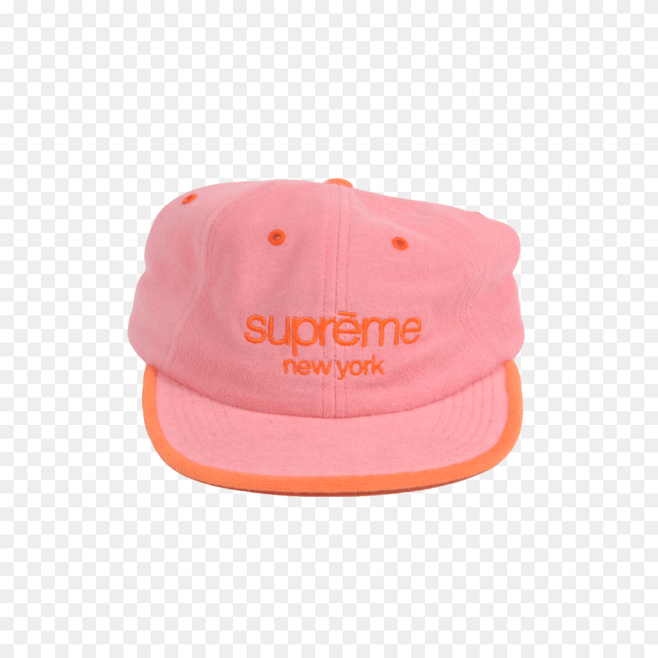 Supreme Terry Classic Logo Panel, Baseball Cap, Cap, Clothing, Hat Free Transparent Png