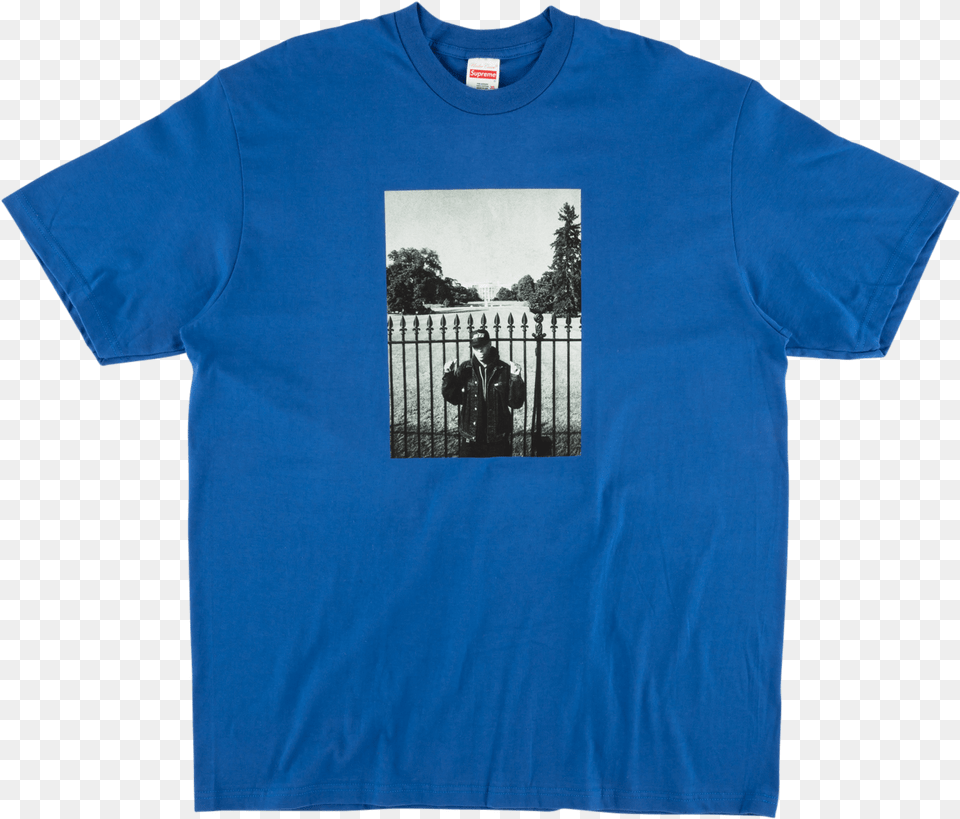 Supreme Udc Public Enemy White House Tee Ss, Clothing, T-shirt, Person Png Image