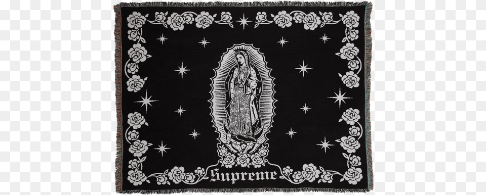 Supreme Virgin Mary Blanket Fw Supreme Virgin Mary Blanket, Accessories, Home Decor, Rug, Person Free Png Download