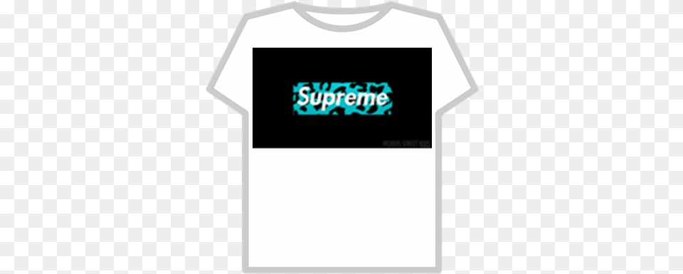 Supreme Wallpaperwithblackbackground Roblox Transparent Supreme Logo Black Background, Clothing, T-shirt, Shirt Png