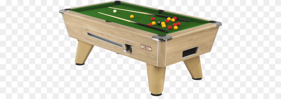 Supreme Winner Pool Table Oak Supreme Pool Table, Billiard Room, Furniture, Indoors, Pool Table Png Image