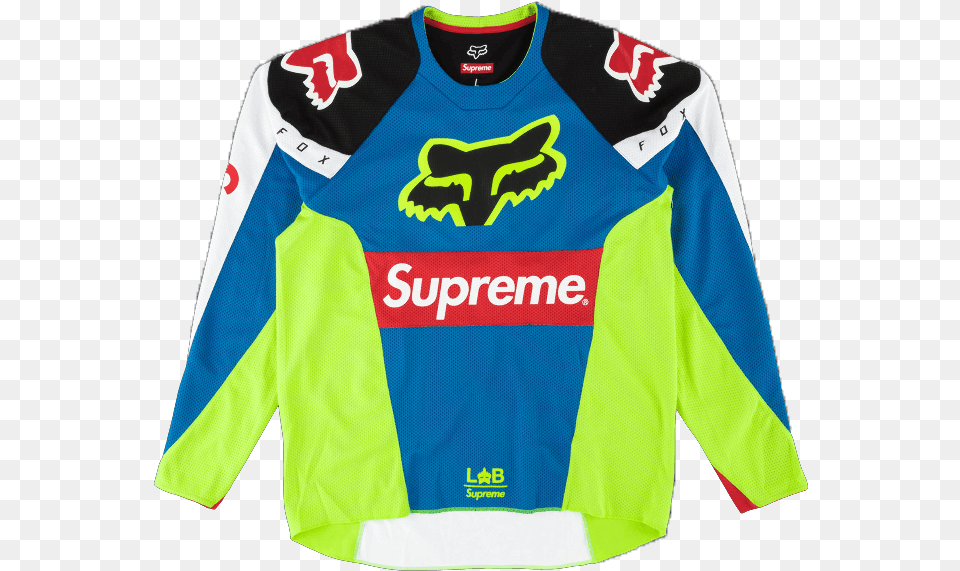 Supreme X Fox, Clothing, Long Sleeve, Shirt, Sleeve Free Png