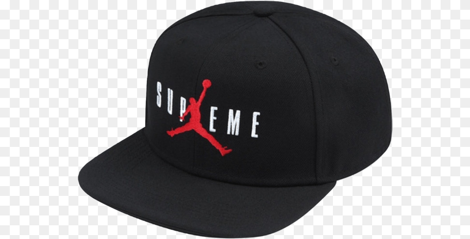 Supreme X Jordan 6 Panel Hat Merryweather Cap, Baseball Cap, Clothing Png