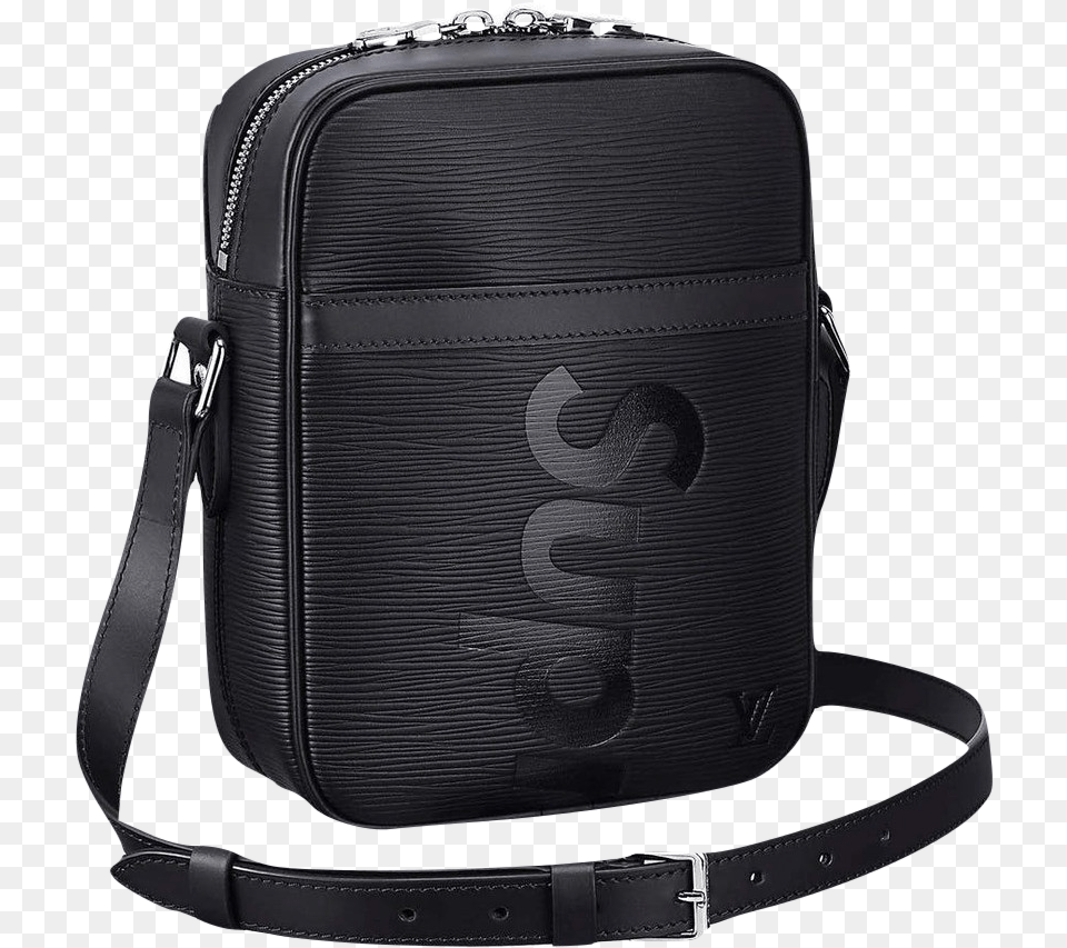 Supreme X Louis Vuitton Danube Pm Black, Bag, Accessories, Handbag, Backpack Free Png