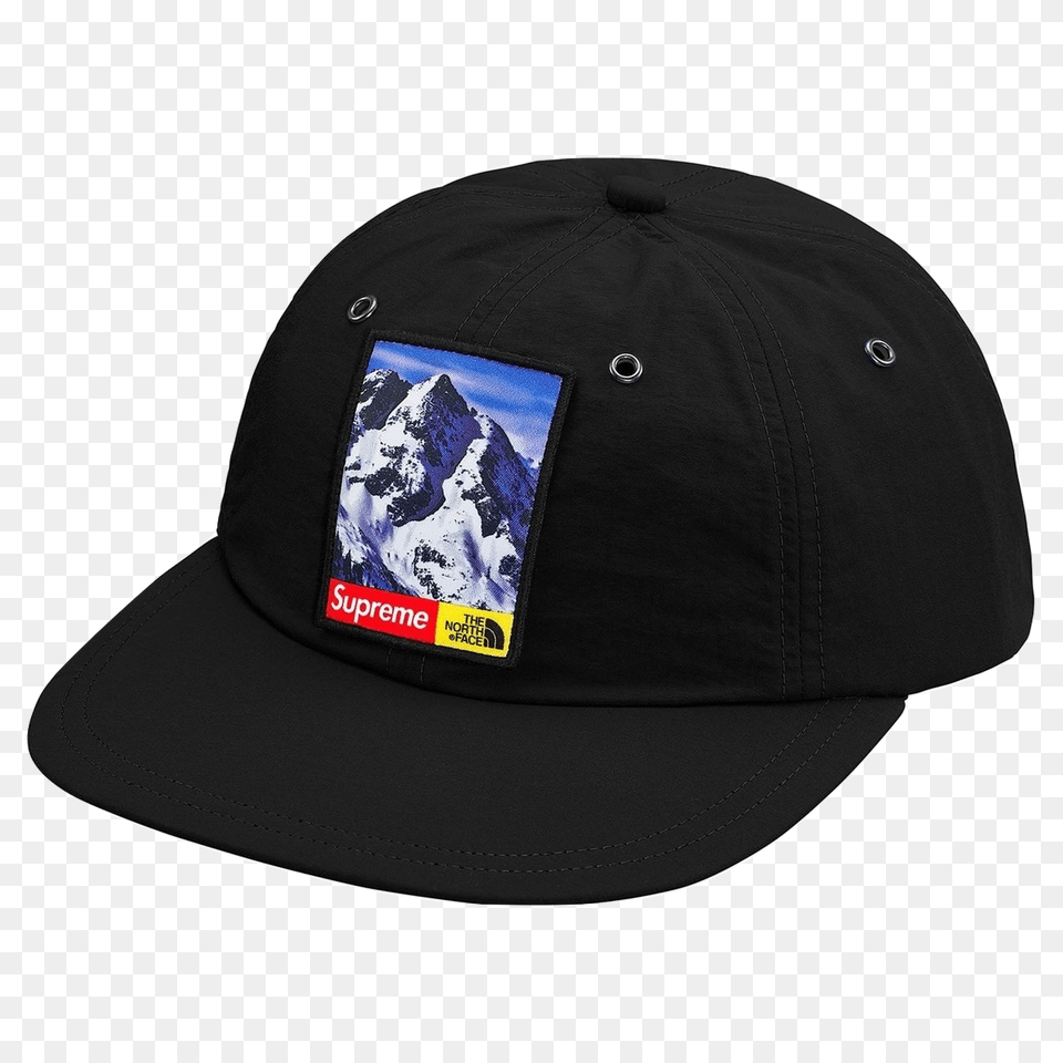 Supreme X North Face Mountain Panel Hat, Baseball Cap, Cap, Clothing, Hardhat Png