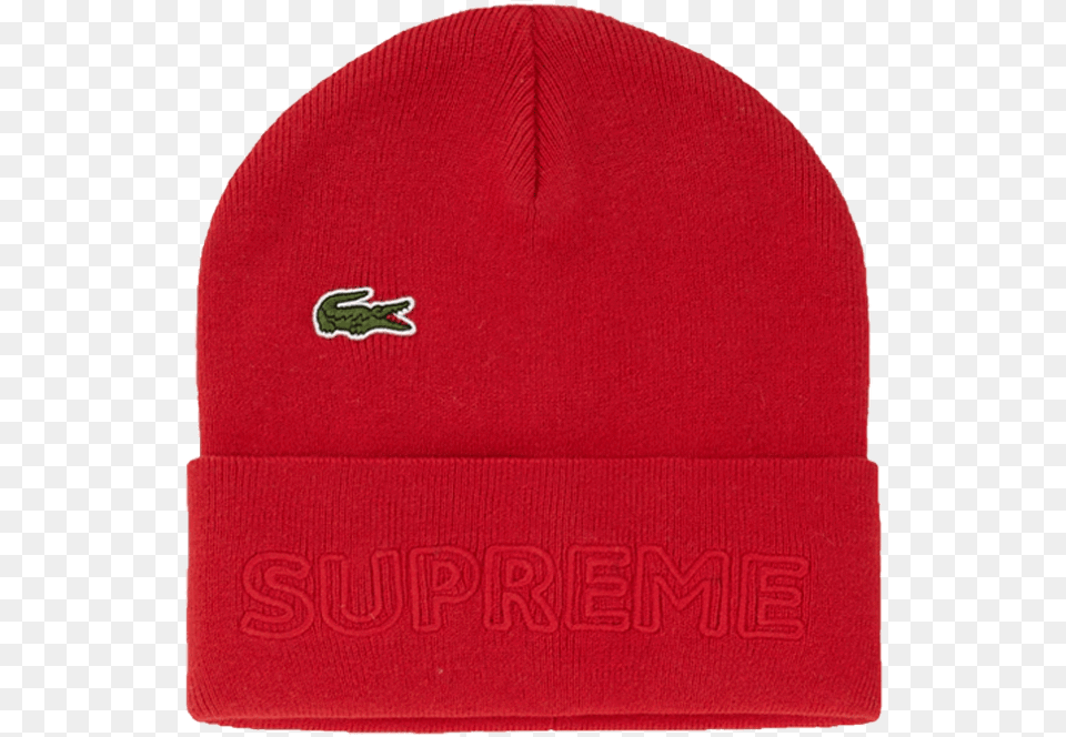 Supremelacoste Beanieclass, Cap, Clothing, Hat, Beanie Free Transparent Png