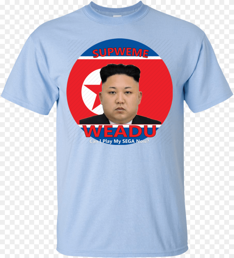 Suprweme Weadu Kim Jong Un T Shirt, Clothing, T-shirt, Adult, Male Png