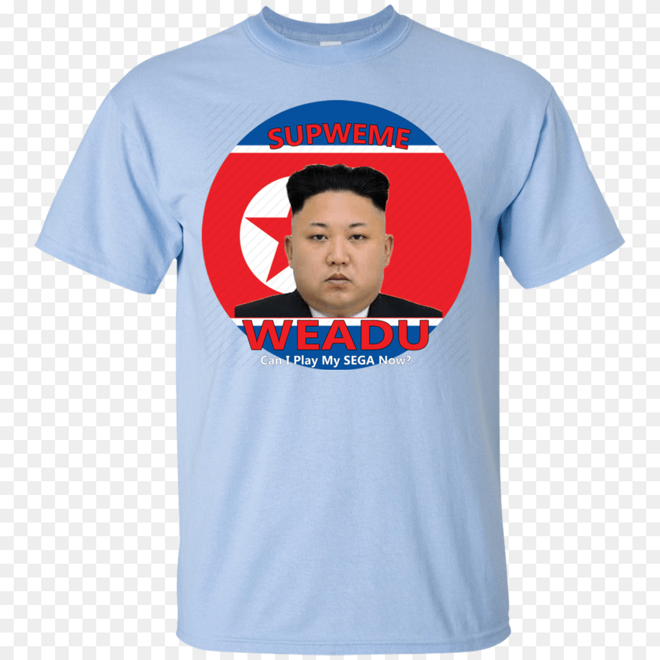 Suprweme Weadu Kim Jong Un T Shirt Craptee, Clothing, T-shirt, Adult, Male Free Transparent Png