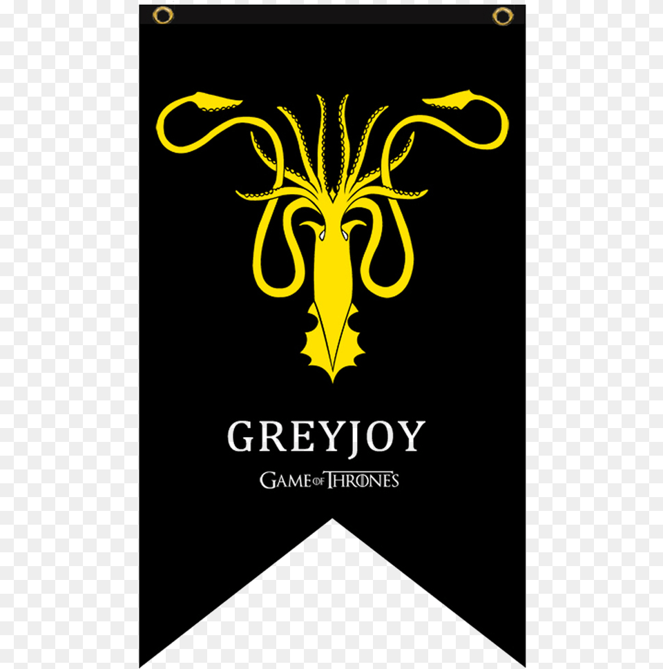 Sur Harry Potter Game Of Thrones House Banner Flag Game Of Thrones Greyjoy, Book, Publication, Advertisement Png