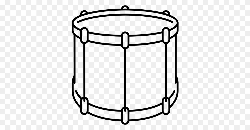 Surdo Outline, Gray Png Image
