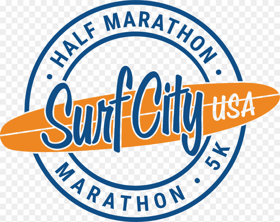 Surf City Marathon Amp Half Marathon Circle, Logo, Dynamite, Weapon, Architecture Free Png