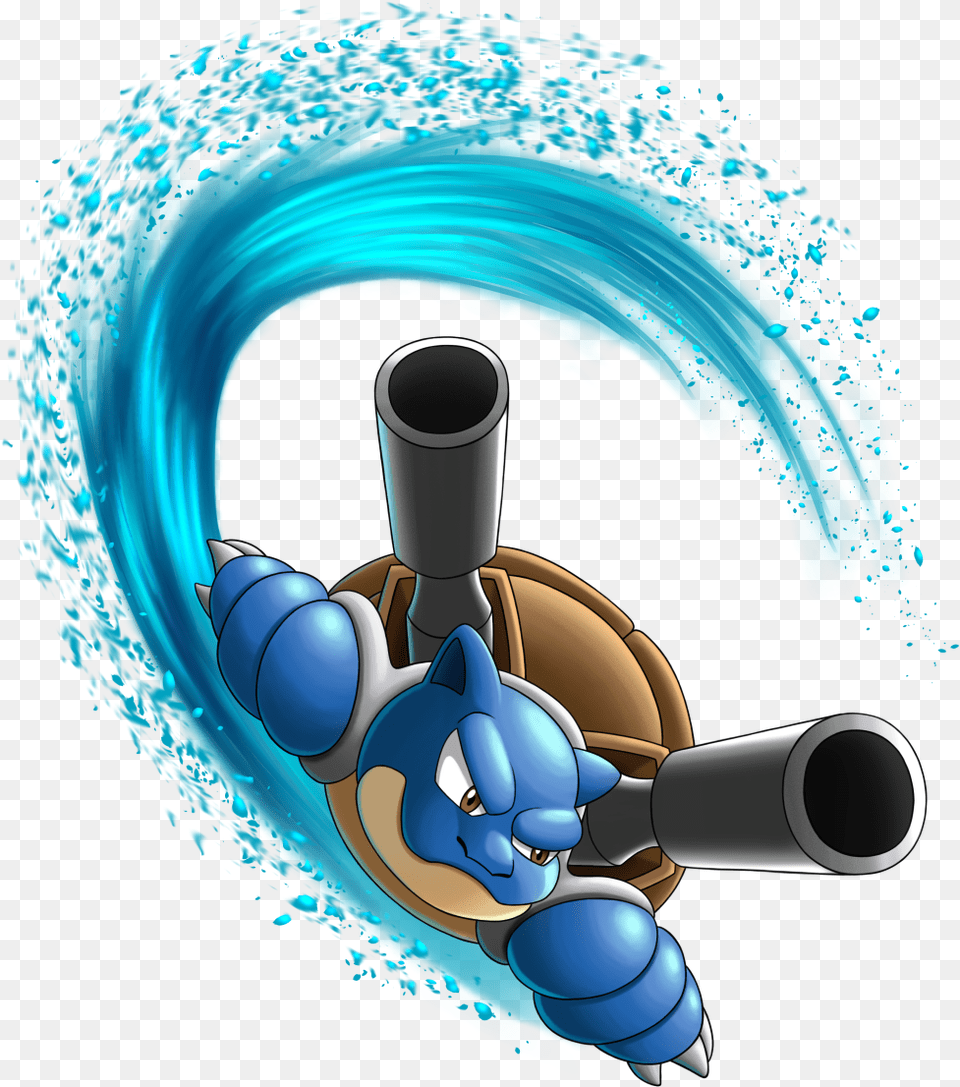 Surf Pokemon Tribute Blastoise Surfing, People, Person, Art, Graphics Png Image