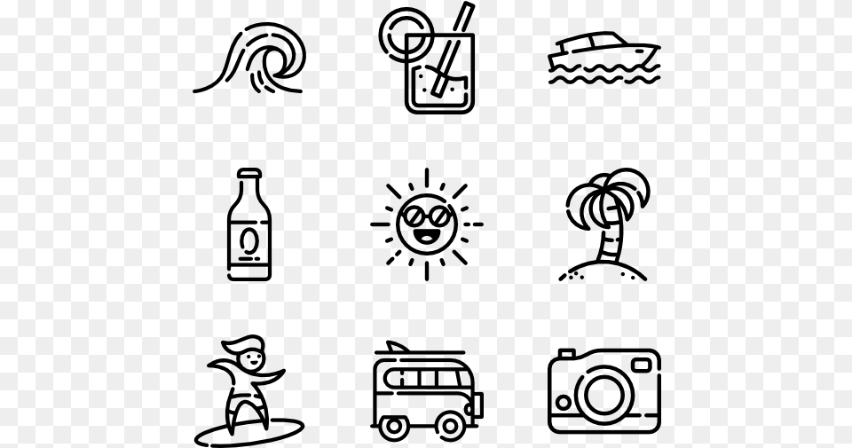 Surf Surf Icons, Gray Png