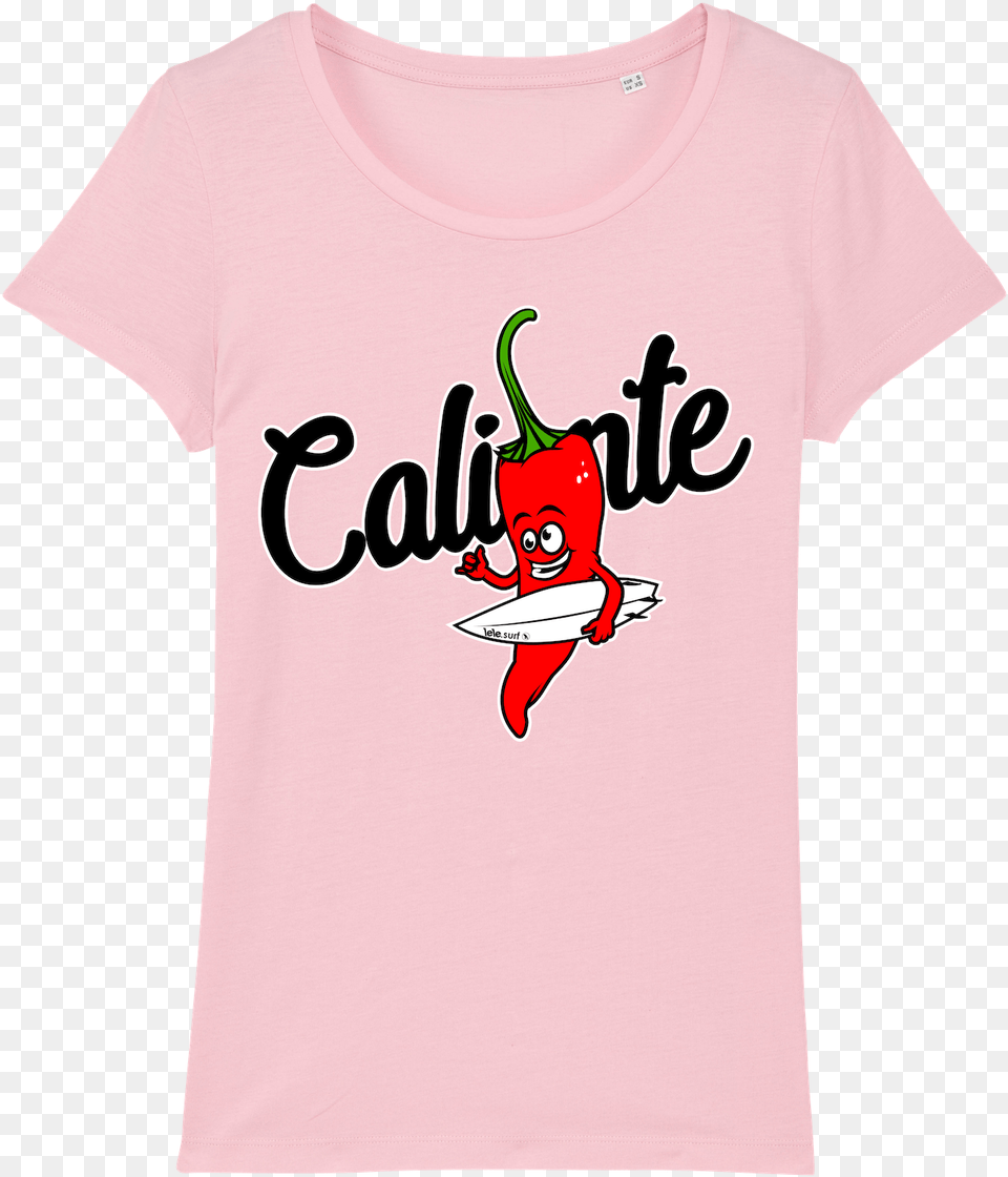 Surf T Shirt Women Pink Stoked Pepper T Shirt, Clothing, T-shirt Png