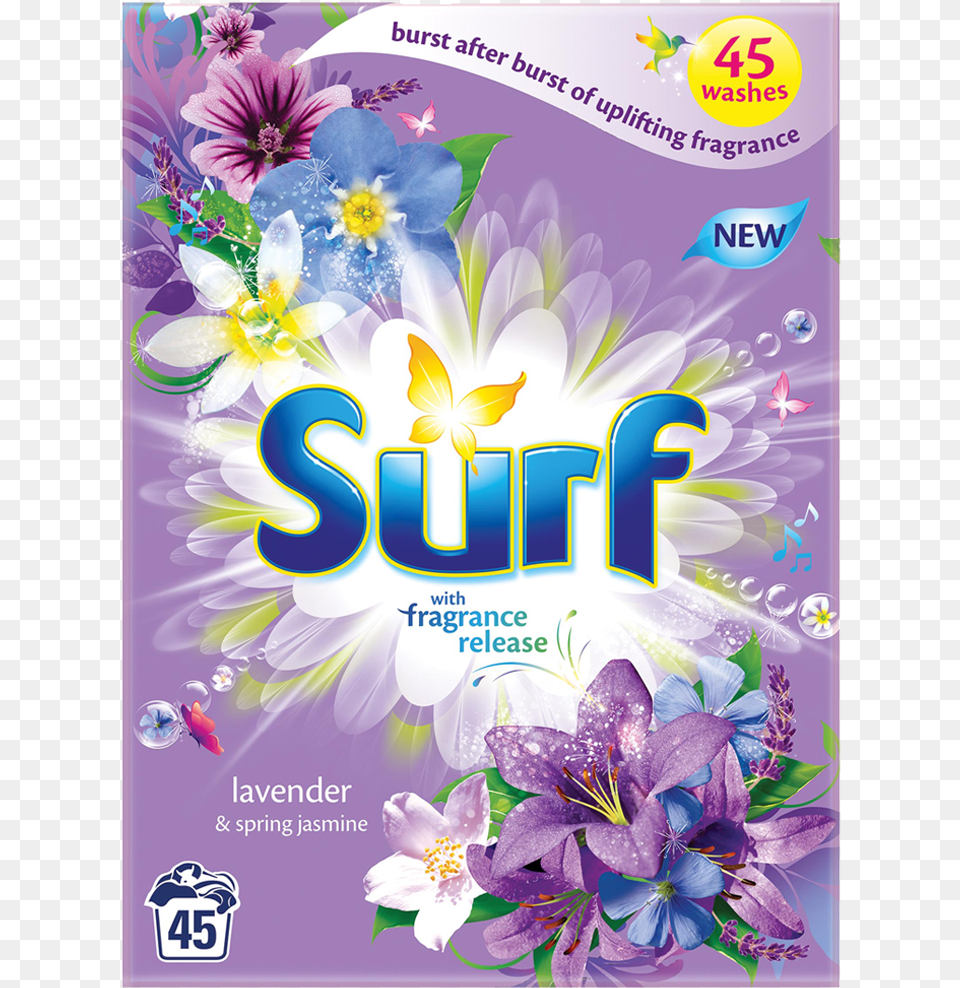 Surf Washing Powder, Advertisement, Poster, Flower, Plant Free Png Download