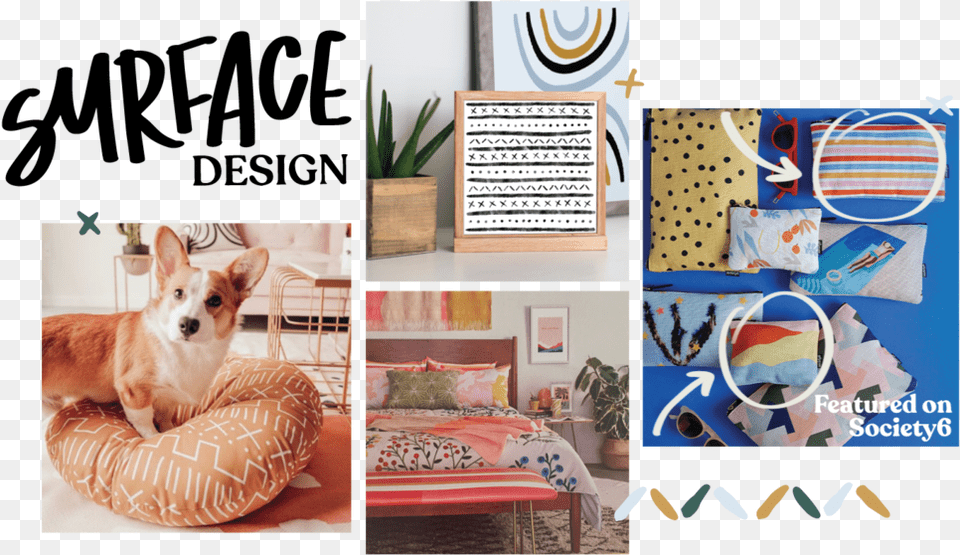 Surface Design Layout 2 Pembroke Welsh Corgi, Indoors, Home Decor, Interior Design, Cushion Free Transparent Png