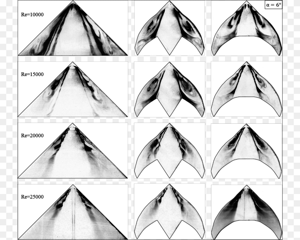 Surface Flow Smoke Visualizations For Base Wing Modified Triangle, Art, Collage, Adult, Person Free Png