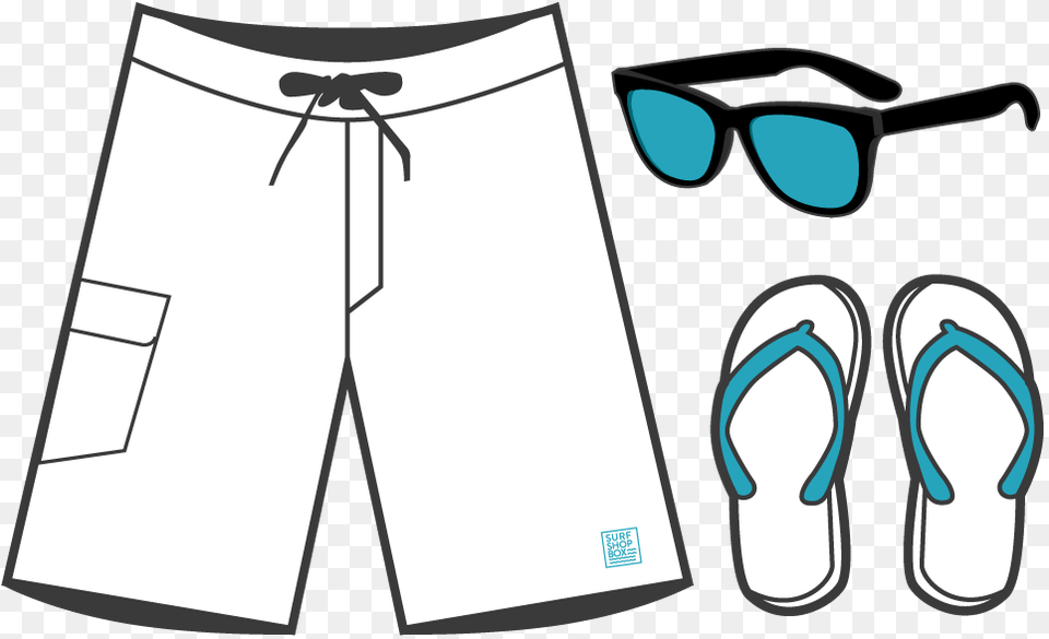 Surfboard Clipart Surf Shorts, Clothing, Accessories, Glasses, Person Png Image