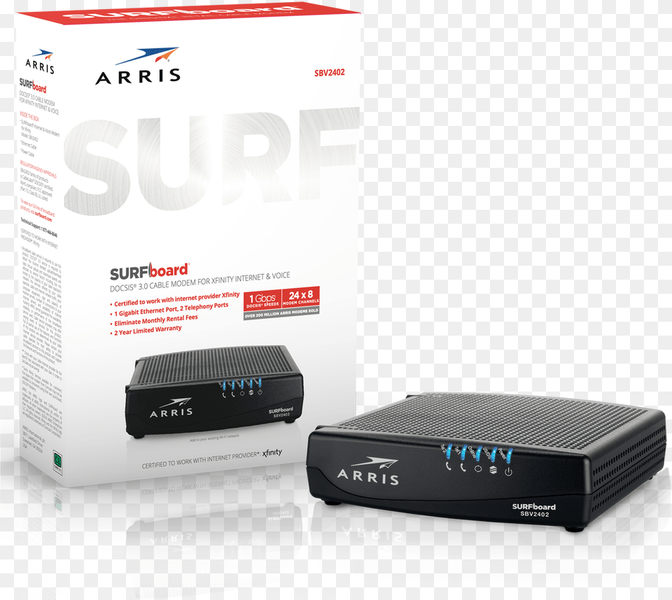 Surfboard Sbv2402 Docsis, Electronics, Hardware, Modem, Router Png