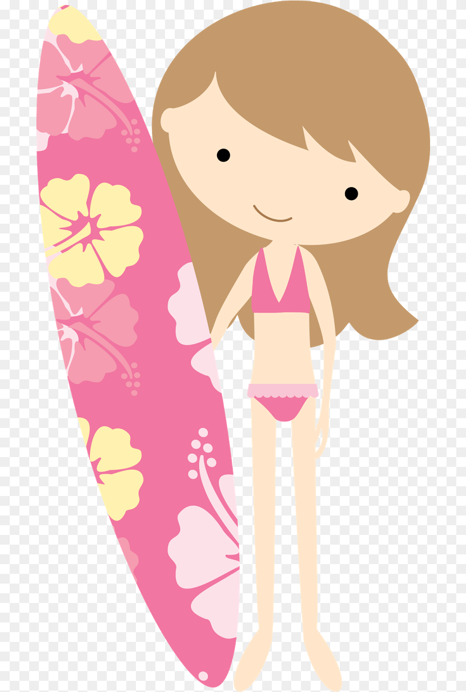 Surfer Clipart Surfer Girl Luau Party Clip Art, Water, Sea Waves, Nature, Outdoors Png Image
