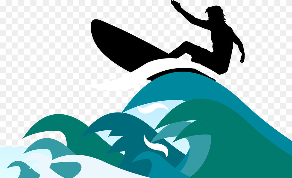 Surfing Clipart Wave, Art, Graphics, Nature, Outdoors Png Image